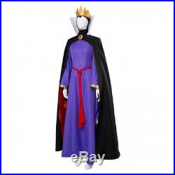 The Snow White Cosplay Evil Queen Costume with Crown Evil Queen Gown