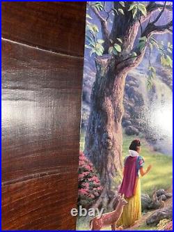 Thomas Kinkade Disney Snow White withOriginal Sketch on Back, Limited Edition