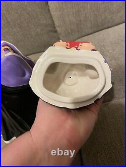 Treasure Craft Disney Snow White Evil Queen Cookie Jar Mib