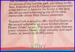 Treasure Craft Disney Snow White Evil Queen Cookie Jar NEW