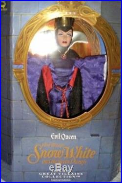 Ursula Doll Maleficent Evil Queen Snow White Great Villains Disney Lot 3
