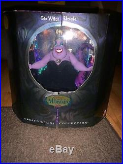 Ursula Doll Maleficent Evil Queen Snow White Great Villains Disney Lot 3