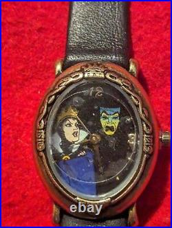 VERY RARE Disney Snow White's Evil Queen Watch, LE 338 of 2000 withCOA