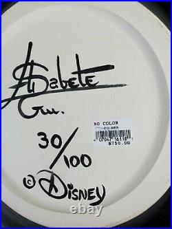 VHTF Disney Elisabete Gomes Snow White LE #30/100 Evil Queen 21' Charger Plate