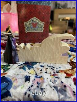 V Rare Disney Tradition Evil Queen/snow White'drama-plaque' 6.5 Boxed