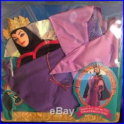Vintage 1992 Mattel Walt Disney Snow White 7 Dwarfs Evil Queen Complete Doll Set