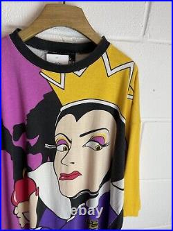 Vintage 90s Disney Snow White Evil Queen All Over Print T Shirt Size Mens Medium