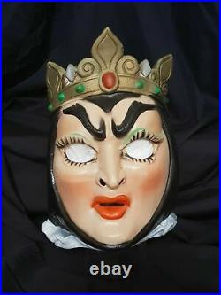 Vintage Cesar Snow White Evil Queen Latex Mask Halloween Female Dominatrix RARE