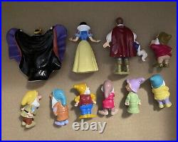 Vintage Disney 1993 Snow White Prince Evil Queen 7 Dwarves in Beautiful Vtg Tin