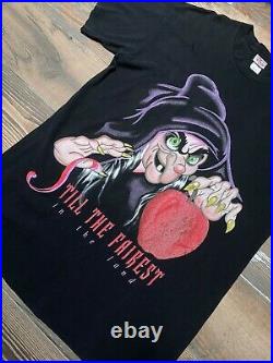 Vintage Disney Snow White The Evil Queen Single Stitch T-Shirt Size XXLT