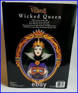 Vintage Disney Villains Wicked Queen Doll NIB Snow White Evil Queen Doll