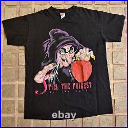 Vintage Snow White Witch Disney T-Shirt 90s Evil Queen Grimhilde AOP RARE XXL