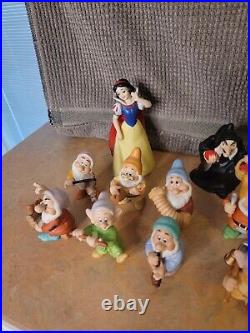 Vintage Snow White & the 7 Dwarfs Figurine Set Evil Queen 2 Dwarf Sets Sri Lanka