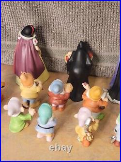 Vintage Snow White & the 7 Dwarfs Figurine Set Evil Queen 2 Dwarf Sets Sri Lanka