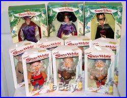 Vtg Bikin Walt Disney Snow White and the Seven Dwarfs Plus Evil Queen Set of 10