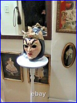 Vtg Cesar 81 Snow White Evil Queen Latex Mask Halloween Female Dominatrix RARE