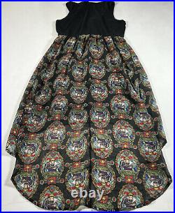 W297 VTG Disney Grimhilde Evil Queen Halter Dress Size Large (SEE MEASUREMENTS)