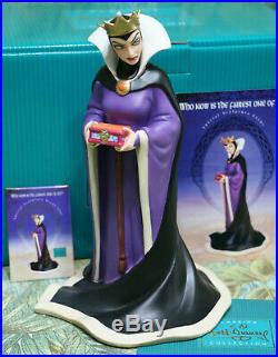 WDCC Bring Back Her Heart Evil Queen pin & event card Snow White NIB & COA