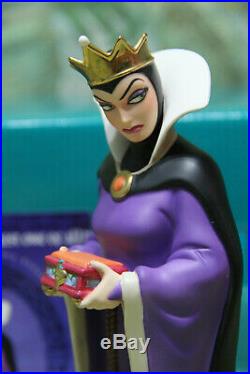 WDCC Bring Back Her Heart Evil Queen pin & event card Snow White NIB & COA