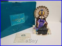 WDCC Disney Enthroned Evil Queen Figurine withBox & COA 1205544 Snow White MINT