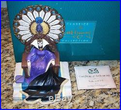WDCC Disney Enthroned Evil Queen Figurine withBox & COA 1205544 Snow White MINT
