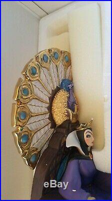 WDCC Disney Enthroned Evil Queen Figurine withBox & COA Snow White and 7 Dwarfs