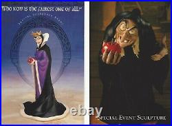 WDCC Disney Snow White Wicked Witch & Evil Queen New in Box, CoA & Bonus