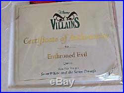 WDCC Enthroned Evil Evil Queen from Disney's Snow White in Box with COA #1513