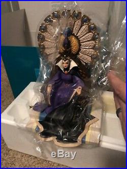 WDCC Enthroned Evil Queen from Disney's Snow White in Box with COA Minty