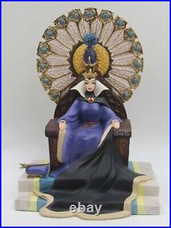 WDCC Enthroned Evil Queen from Disney's Snow White in Box with Signed COA