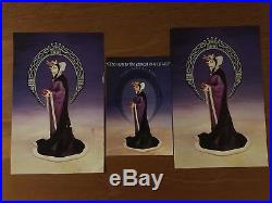 WDCC Evil Queen Bring Back Her Heart from Snow White NIB, sealed COA, + cards