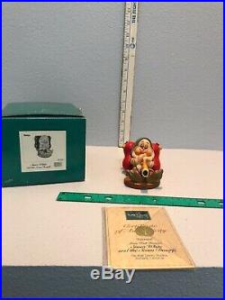 WDCC Set of Snow White and the 7 Dwarfs Evil Queen Hag Box COA