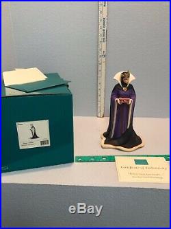 WDCC Set of Snow White and the 7 Dwarfs Evil Queen Hag Box COA