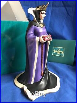 WDCC Snow White Evil Queen Bring Back Her Heart Figurine Box & COA With PIN 1997