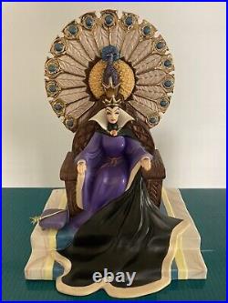 WDCC Snow White, Evil Queen Enthroned Evil. Box + Sealed COA. Great Condition