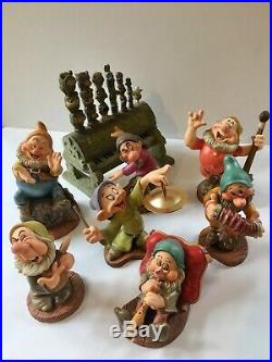 WDCC Snow White, Seven Dwarfs, Evil Queen, figurines excellent condition