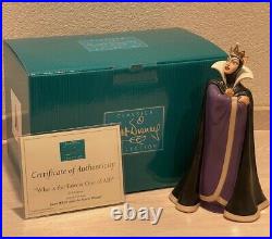WDCC Snow White Who is the Fairest One of All Evil Queen Box COA #1235048
