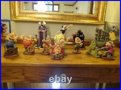 Walt Disney Classics Collection Snow White Figures All 11 Pieces Evil Queen Too