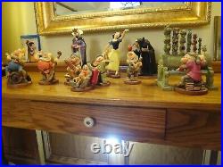 Walt Disney Classics Collection Snow White Figures All 11 Pieces Evil Queen Too