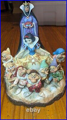 Walt Disney Collection Jim Shore Snow White 7 Dwarfs Evil Queen Witch Detailed