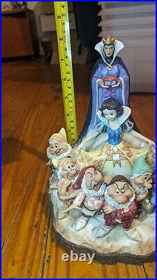 Walt Disney Collection Jim Shore Snow White 7 Dwarfs Evil Queen Witch Detailed