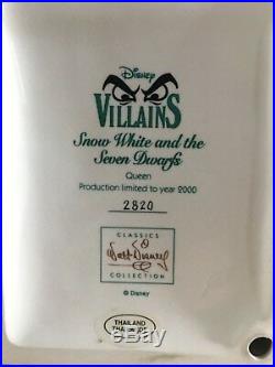 Wdcc Disney Evil Queen Snow White Evil Enthroned Villains Series No Box Or Coa