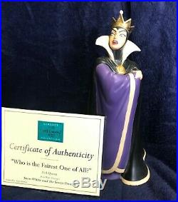 Wdcc Disney Snow White Who Is The Fairest One Of All Evil Queen Sculpture