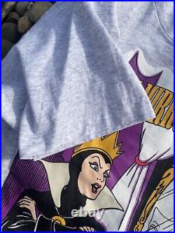 XL Vtg Evil Queen Disney Snow White & The Seven Dwarves T-Shirt magic kingdom